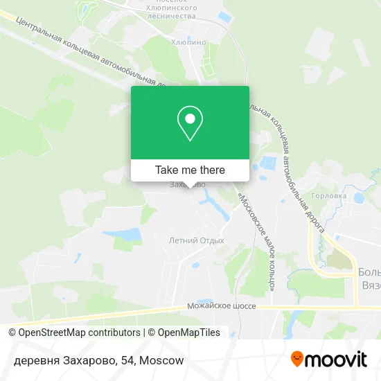 деревня Захарово, 54 map