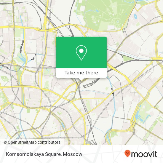Komsomolskaya Square map