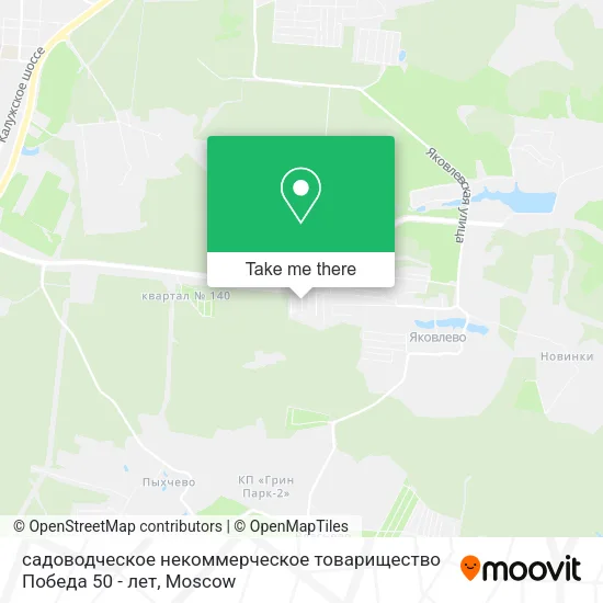 садоводческое некоммерческое товарищество Победа 50 - лет map