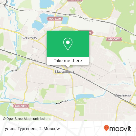 улица Тургенева, 2 map