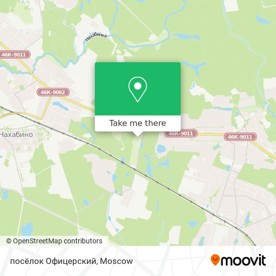 посёлок Офицерский map