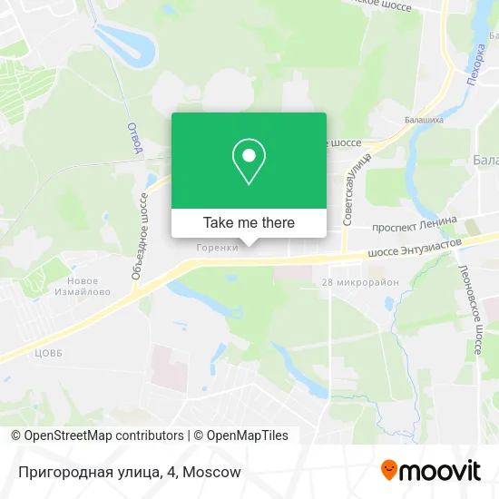 Пригородная улица, 4 map