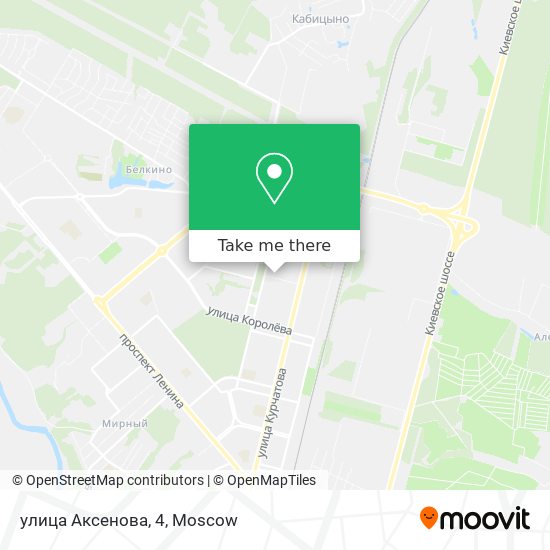 улица Аксенова, 4 map