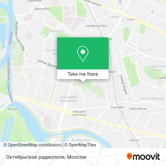 Октябрьское радиополе map