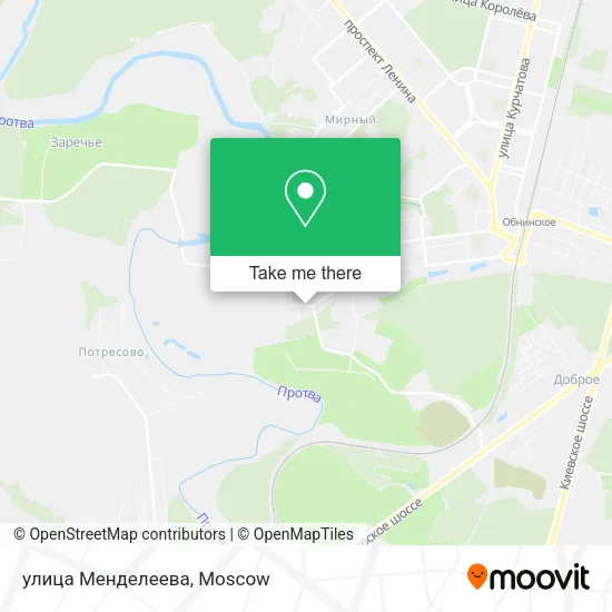 улица Менделеева map