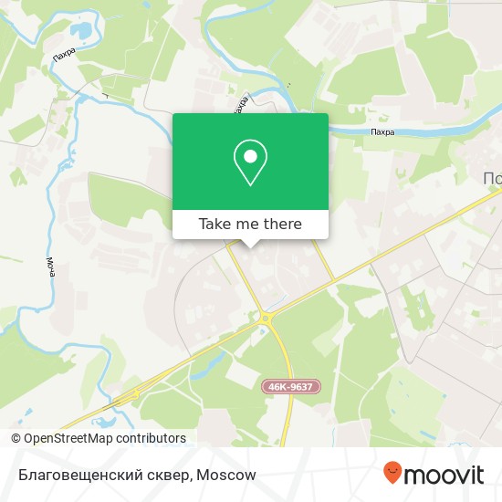 Благовещенский сквер map