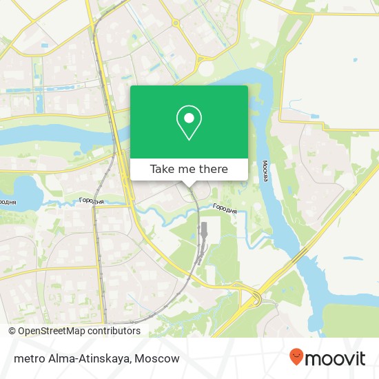 metro Alma-Atinskaya map