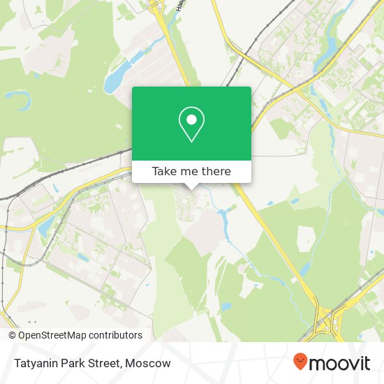 Tatyanin Park Street map