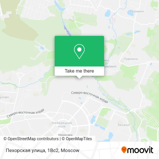 Пехорская улица, 1Вс2 map