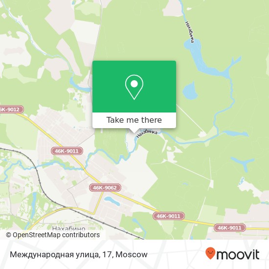 Международная улица, 17 map