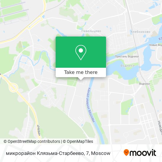 микрорайон Клязьма-Старбеево, 7 map