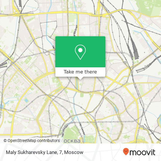 Maly Sukharevsky Lane, 7 map