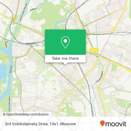 3rd Volokolamsky Drive, 10к1 map