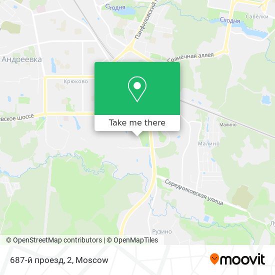 687-й проезд, 2 map
