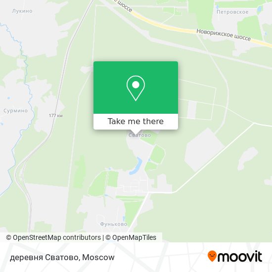 деревня Сватово map