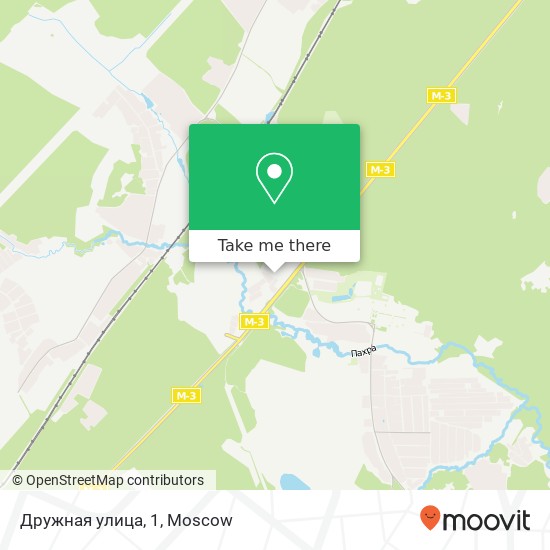 Дружная улица, 1 map
