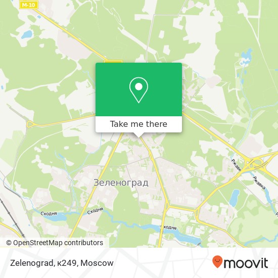 Zelenograd, к249 map