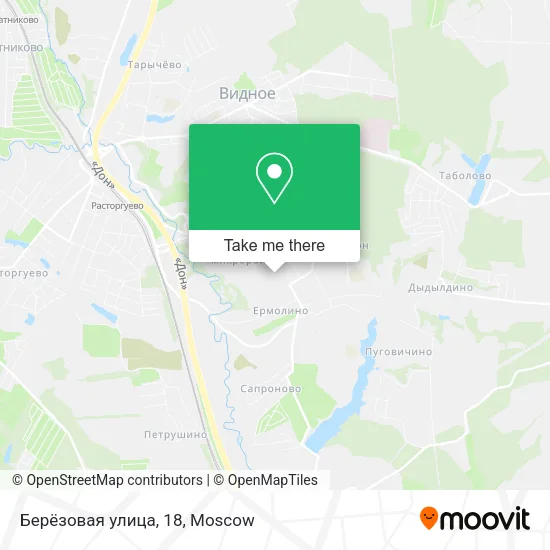 Берёзовая улица, 18 map