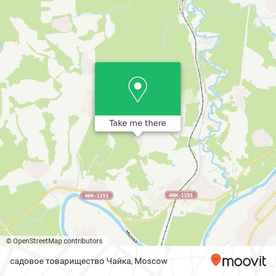 садовое товарищество Чайка map