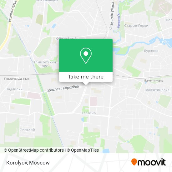 Korolyov map