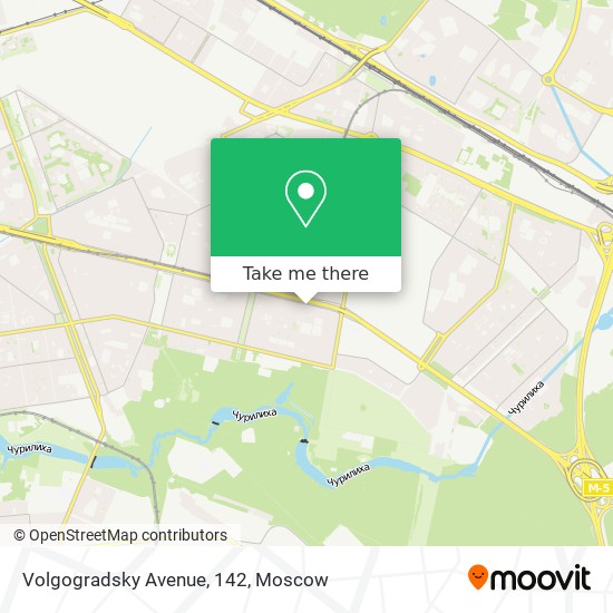 Volgogradsky Avenue, 142 map