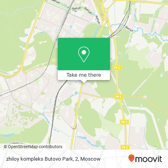 zhiloy kompleks Butovo Park, 2 map