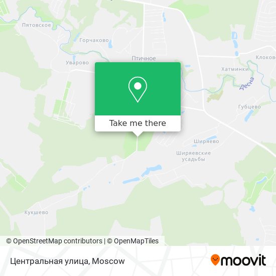 Центральная улица map