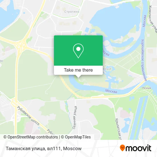 Таманская улица, вл111 map