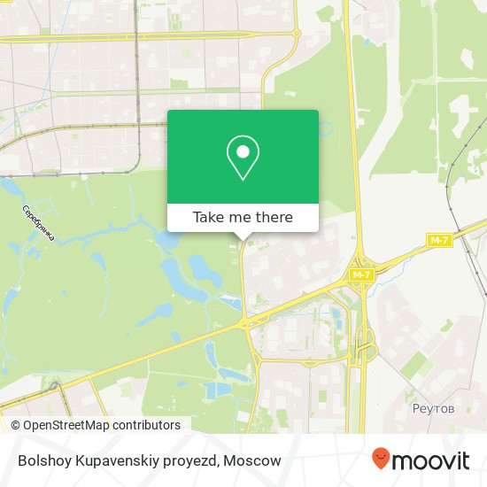 Bolshoy Kupavenskiy proyezd map
