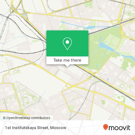 1st Institutskaya Street map