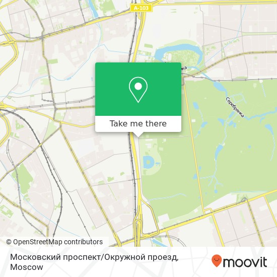 Московский проспект / Окружной проезд map