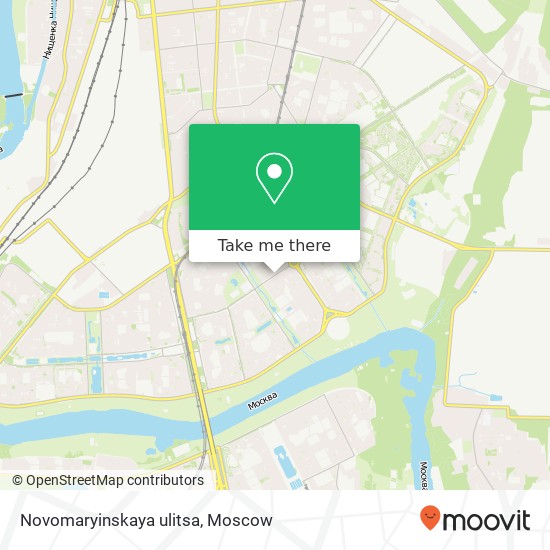 Novomaryinskaya ulitsa map