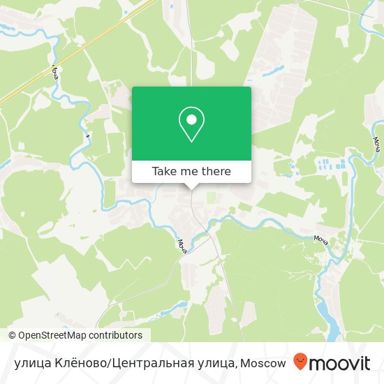 улица Клёново / Центральная улица map