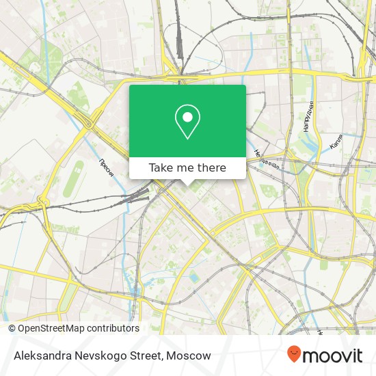 Aleksandra Nevskogo Street map