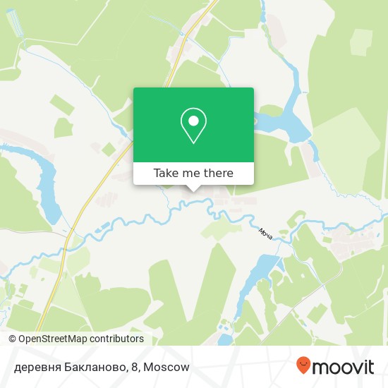 деревня Бакланово, 8 map