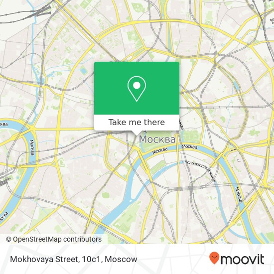 Mokhovaya Street, 10с1 map