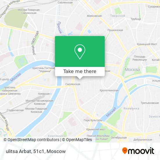 ulitsa Arbat, 51с1 map