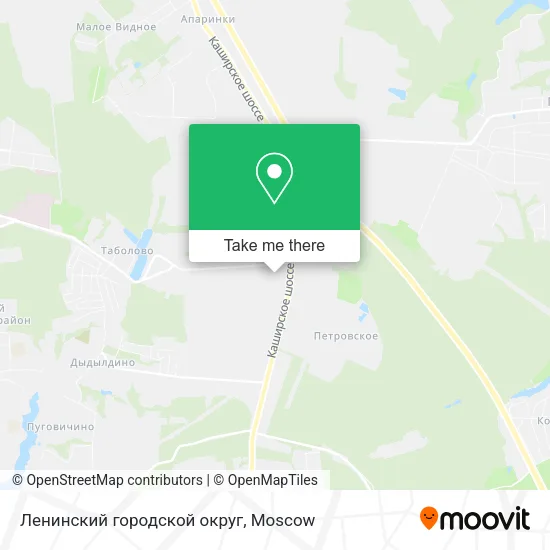 Ленинский городской округ map