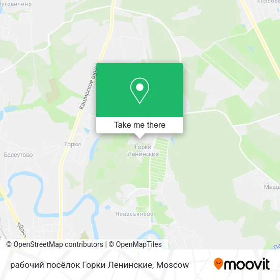рабочий посёлок Горки Ленинские map