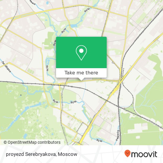 proyezd Serebryakova map