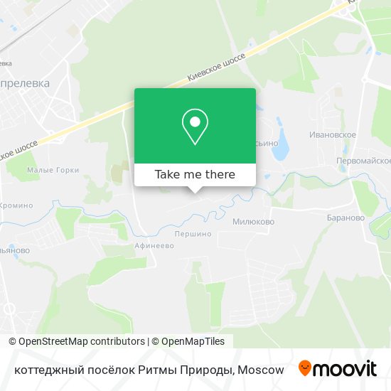 коттеджный посёлок Ритмы Природы map