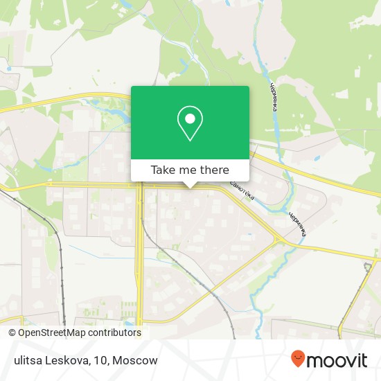 ulitsa Leskova, 10 map