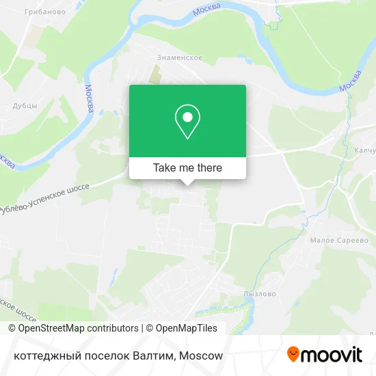 коттеджный поселок Валтим map