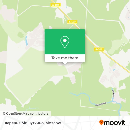 деревня Мишуткино map
