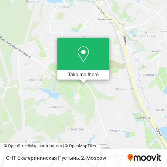 СНТ Екатерининская Пустынь, 2 map