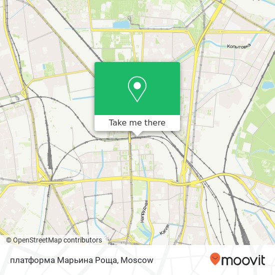 платформа Марьина Роща map