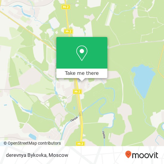 derevnya Bykovka map