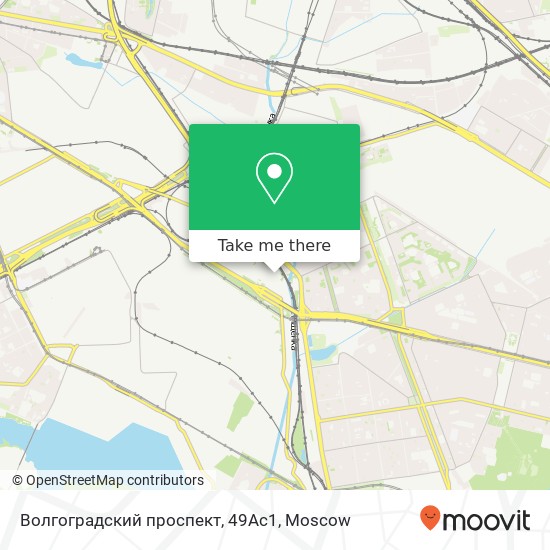 Волгоградский проспект, 49Ас1 map