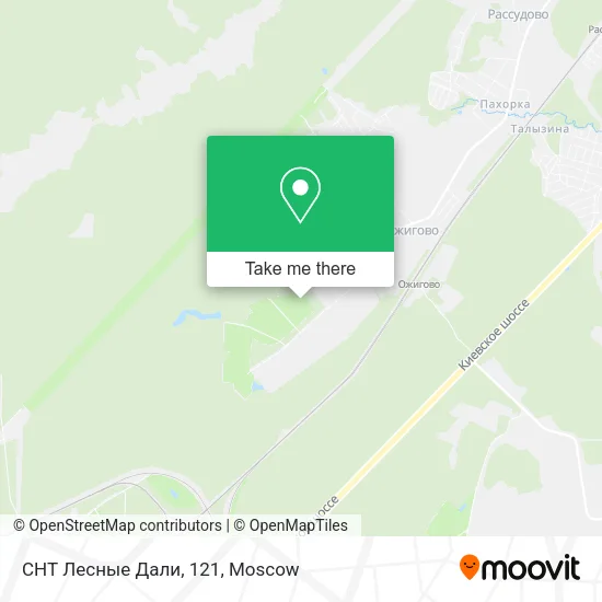 СНТ Лесные Дали, 121 map