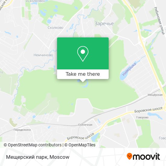 Мещерский парк map